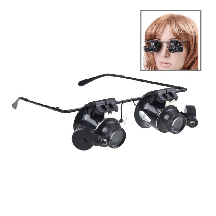 Lente d'ingrandimento 20X con luce LED per riparazione orologi