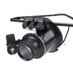 Lente d'ingrandimento 20X con luce LED per riparazione orologi