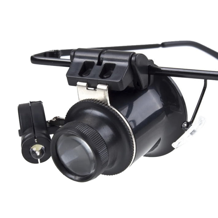 Lente d'ingrandimento 20X con luce LED per riparazione orologi