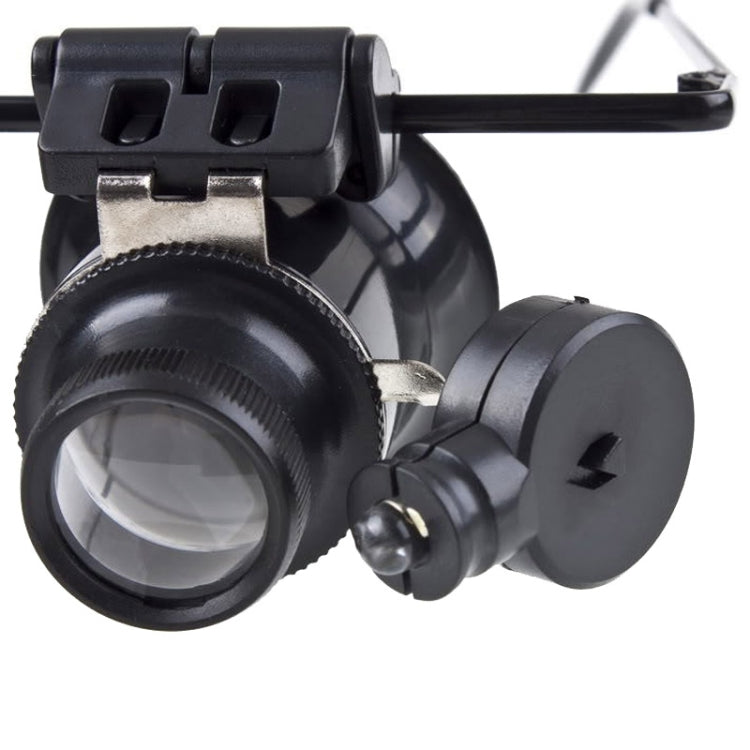 Lente d'ingrandimento 20X con luce LED per riparazione orologi