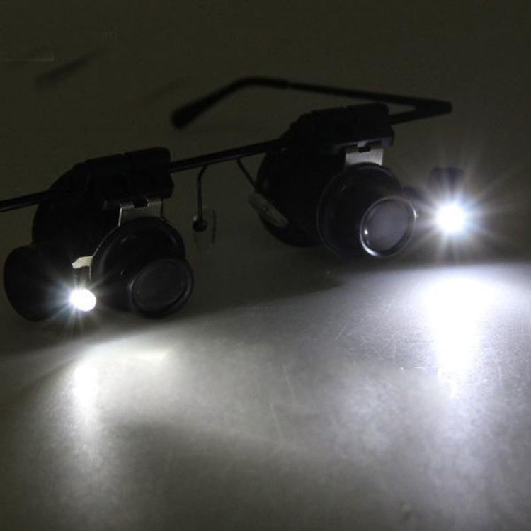 Lente d'ingrandimento 20X con luce LED per riparazione orologi