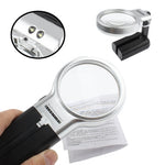 Lente d'ingrandimento portatile 3X con 2 luci LED