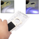 Lente d'ingrandimento 45X con luce LED per gioielli