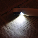 Lente d'ingrandimento portatile 40X con luce LED e custodia