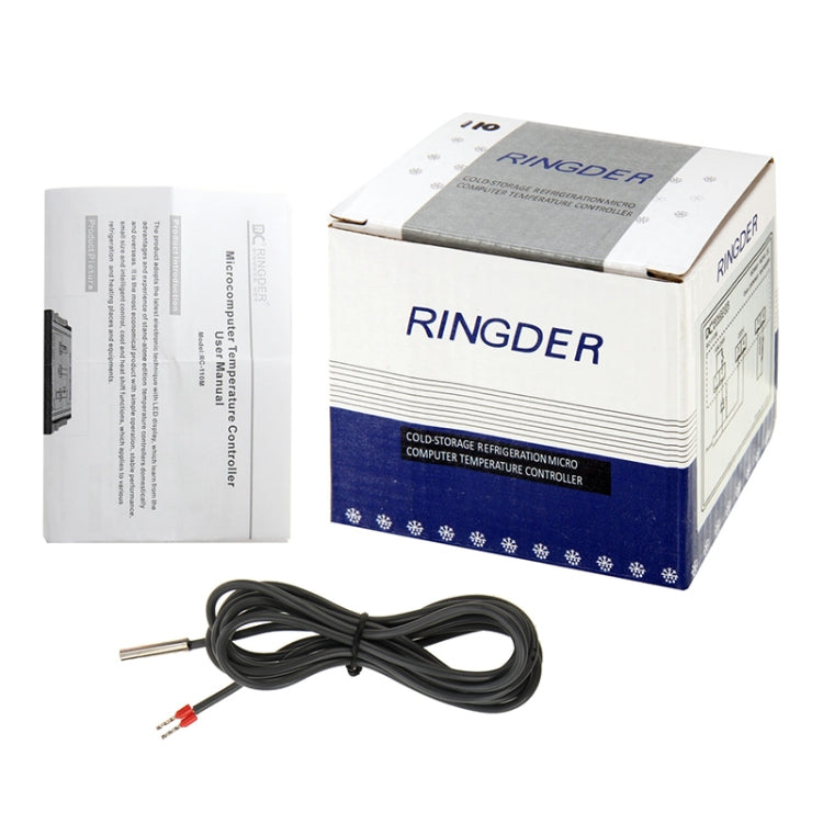 Regolatore temperatura digitale LCD con termocoppia -40/110 °C