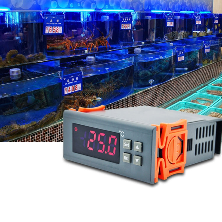 RC-210M Regolatore di temperatura digitale LCD Termostato termocoppia con termometro a sensore, Intervallo di temperatura: da -40 a 110 gradi Celsius