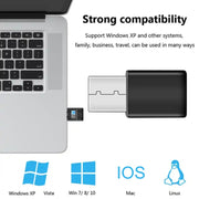 Adattatore per scheda nano di rete USB wireless 802.11N da 300 Mbps, Card Adapter