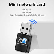 Adattatore per scheda nano di rete USB wireless 802.11N da 300 Mbps, Card Adapter
