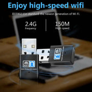 Adattatore per scheda nano di rete USB wireless 802.11N da 300 Mbps, Card Adapter
