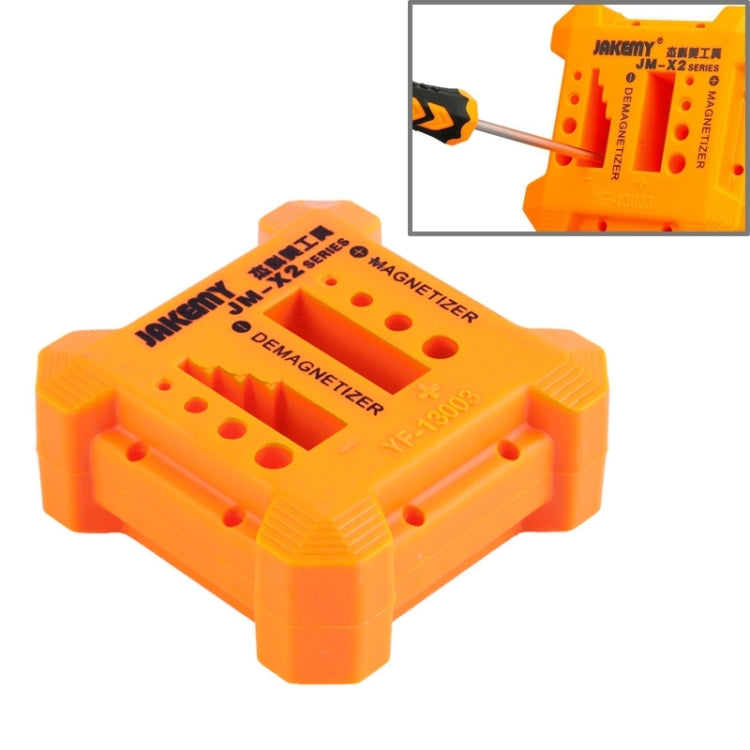 JAKEMY JM-X2 Magnetizzatore/Smagnetizzatore con fori per cacciavite, dimensioni: medio, JM-X2