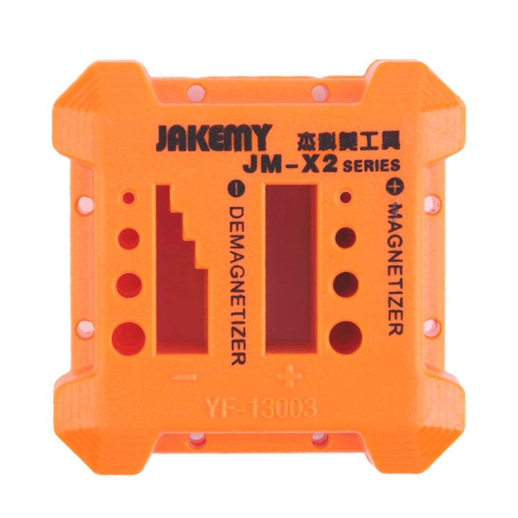 JAKEMY JM-X2 Magnetizzatore/Smagnetizzatore con fori per cacciavite, dimensioni: medio, JM-X2