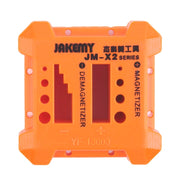 JAKEMY JM-X2 Magnetizzatore/Smagnetizzatore con fori per cacciavite, dimensioni: medio, JM-X2