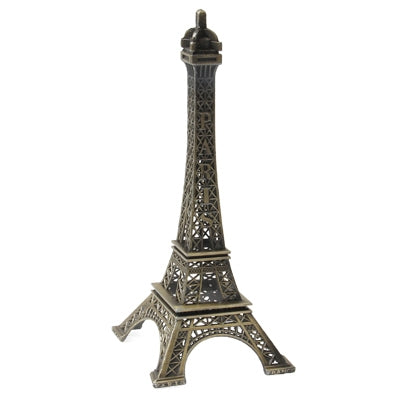Modello Torre Eiffel in metallo 38x15,8 cm decorazione