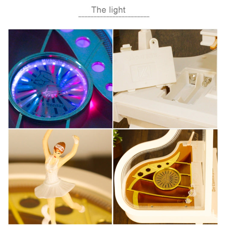 Ballerina classica meccanica Ballerina il carillon per pianoforte, Ballerina Girl Dancer Piano