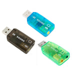 Adattatore per scheda audio esterna USB DSP 5.1 canale mono (consegna casuale a colori)