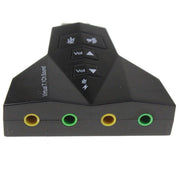 Adattatore audio USB a 2.1 canali (doppio microfono USB, doppia cuffia USB)