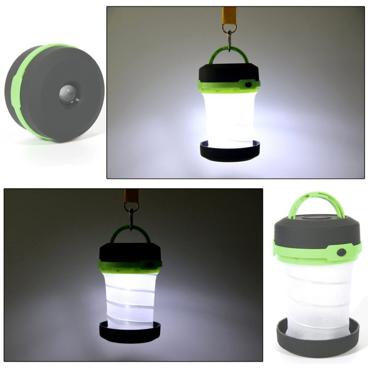 Lampada lanterna LED retrattile 3 modalità per tenda