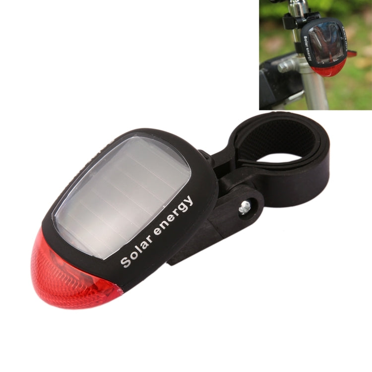 4 modalità flash disponibili Fanale posteriore per bicicletta ricaricabile a energia solare con 2 LED rossi, Solar Energy Bicycle Tail Light