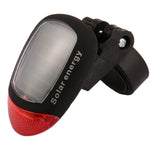 4 modalità flash disponibili Fanale posteriore per bicicletta ricaricabile a energia solare con 2 LED rossi, Solar Energy Bicycle Tail Light