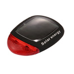 4 modalità flash disponibili Fanale posteriore per bicicletta ricaricabile a energia solare con 2 LED rossi, Solar Energy Bicycle Tail Light