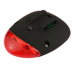 4 modalità flash disponibili Fanale posteriore per bicicletta ricaricabile a energia solare con 2 LED rossi, Solar Energy Bicycle Tail Light
