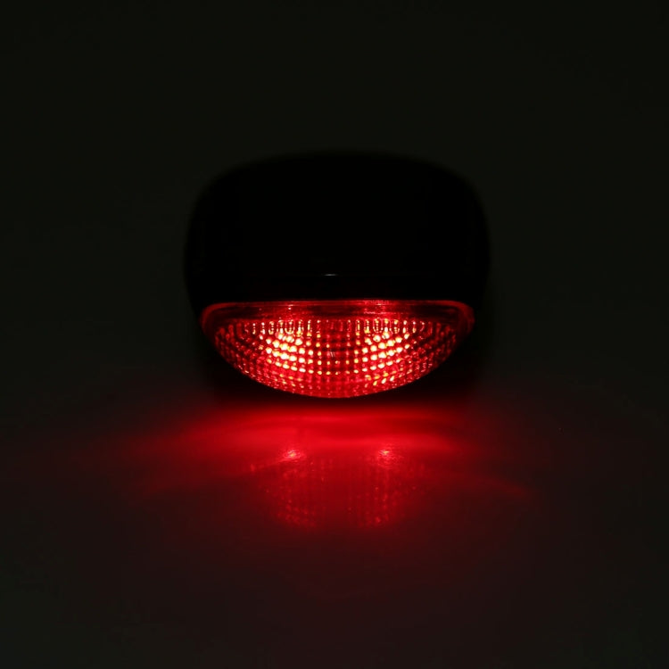 4 modalità flash disponibili Fanale posteriore per bicicletta ricaricabile a energia solare con 2 LED rossi, Solar Energy Bicycle Tail Light