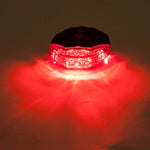Luce a LED per bicicletta Laser notturno per mountain bike Fanale posteriore Fanale posteriore MTB Avvertimento di sicurezza Lampada per luce posteriore per bicicletta Luce per bicicletta, Red, Blue