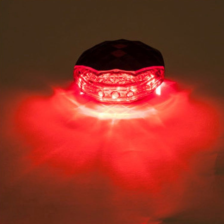 Luce LED posteriore per bicicletta con laser di sicurezza