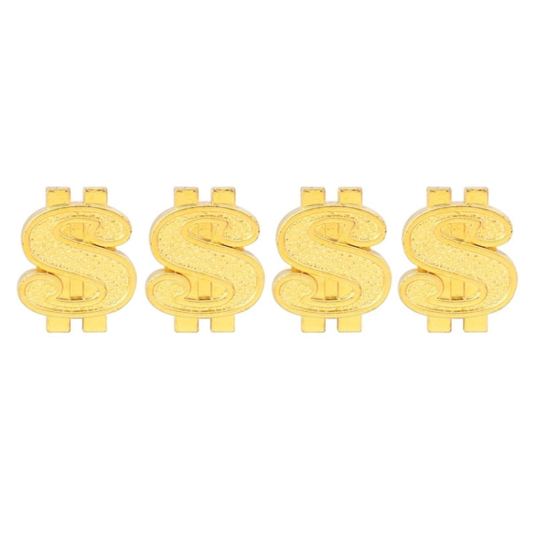 Cappucci universali per valvole di pneumatici per auto in plastica stile dollaro da 8 mm, confezione da 4, Dollar Style