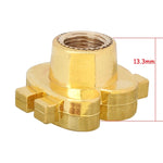 Cappucci universali per valvole di pneumatici per auto in plastica stile dollaro da 8 mm, confezione da 4, Dollar Style