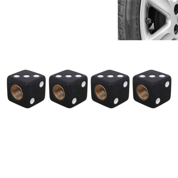 Cappucci per valvole pneumatici per auto in plastica stile dado universali da 8 mm, confezione da 4, Dice Shape 3 Magenta, Dice Shape 3, Dice Style 3