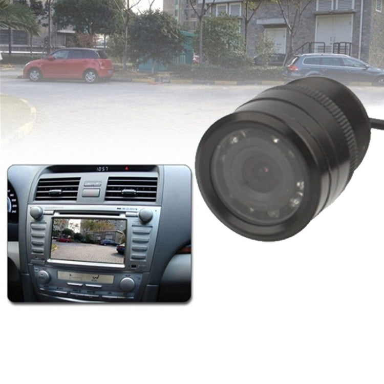 Telecamera retrovisiva per auto con sensore LED, supporto lente colorata/visibile a 120 gradi/impermeabile e funzione sensore notturno, diametro: 28 mm (E328), E328