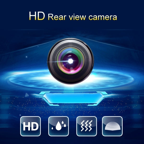 Telecamera retrovisiva per auto con sensore LED E325, supporto lente colorata / visibilità a 120 gradi / funzione sensore impermeabile e notturno, diametro: 30 mm, E325