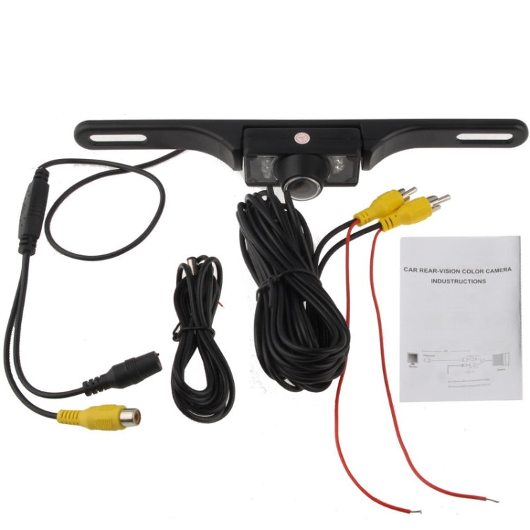 Telecamera retrovisiva per auto con sensore LED, supporto lente colorata/visibile a 135 gradi/impermeabile e funzione sensore notturno (E300), E300