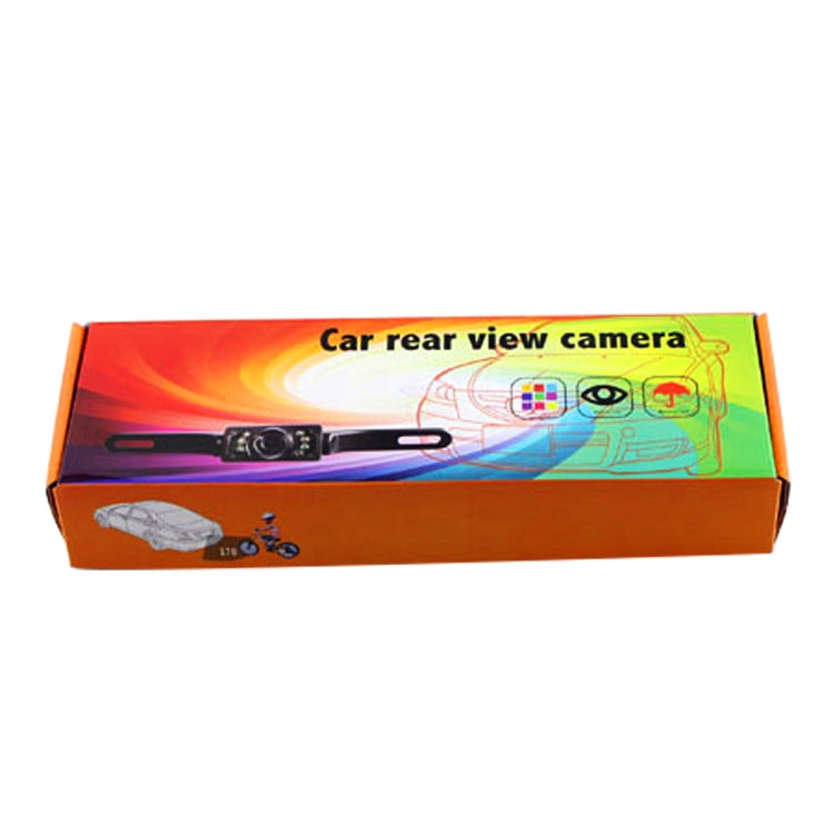 Telecamera retrovisiva per auto con sensore LED, supporto lente colorata/visibile a 135 gradi/impermeabile e funzione sensore notturno (E300), E300