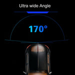 Telecamera posteriore per visione notturna impermeabile a infrarossi con 7 LED IR per GPS per auto, ampio angolo di visione: 170 gradi (DM320P), DM320P