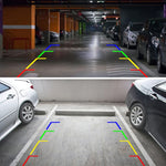 Telecamera posteriore per visione notturna impermeabile a infrarossi con 7 LED IR per GPS per auto, ampio angolo di visione: 170 gradi (DM320P), DM320P