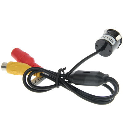 Telecamera retrovisiva DVD con perforazione cablata impermeabile con scala graduata, supporto installato nel navigatore DVD per auto o nel monitor dell'auto, ampio angolo di visione: 170 gradi (WD004), Wired