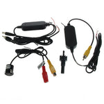 Telecamera posteriore per DVD con trasmissione wireless impermeabile, ricezione, con scala, supporto installato nel navigatore DVD per auto o sul monitor dell'auto, ampio angolo di visione: 170 gradi (WX004), Wireless