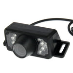 Vista posteriore DVD con obiettivo corto wireless per visione notturna impermeabile a infrarossi a 7 LED IR con scala, supporto installato nel navigatore DVD per auto, ampio angolo di visione: 140 gradi (WX002), WX002