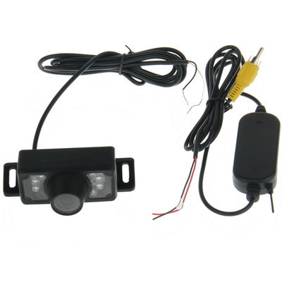 Vista posteriore DVD con obiettivo corto wireless per visione notturna impermeabile a infrarossi a 7 LED IR con scala, supporto installato nel navigatore DVD per auto, ampio angolo di visione: 140 gradi (WX002), WX002