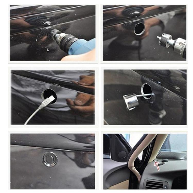Kit sensori di parcheggio automatici con 4 sensori elettromagnetici nero 8055598010261 S-CAPS-0302 A1450
