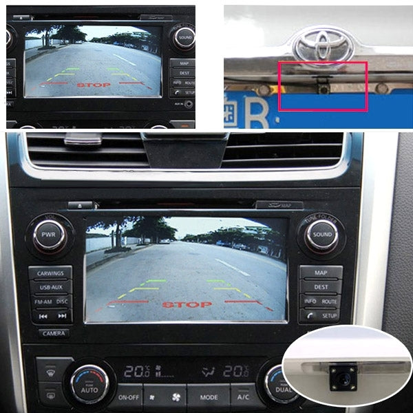 E330 Telecamera posteriore per auto impermeabile per parcheggio di sicurezza, ampio angolo di visione: 170 gradi, E330