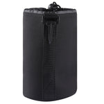 Borsa per il trasporto dell'obiettivo della fotocamera reflex in neoprene con moschettone, dimensioni: 10x18 cm, Size: 10x18cm
