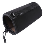 Borsa per il trasporto dell'obiettivo della fotocamera reflex in neoprene con moschettone, dimensioni: 10x18 cm, Size: 10x18cm