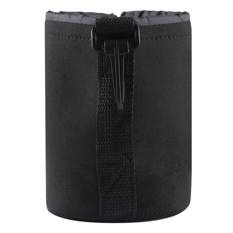 Borsa per il trasporto dell'obiettivo della fotocamera reflex in neoprene con moschettone, dimensioni: 10x14 cm, Size: 10x14cm