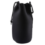 Borsa per il trasporto dell'obiettivo della fotocamera reflex in neoprene con moschettone, dimensioni: 10x22 cm, Size: 10x22cm