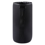 Borsa per il trasporto dell'obiettivo della fotocamera reflex in neoprene con moschettone, dimensioni: 10x22 cm, Size: 10x22cm