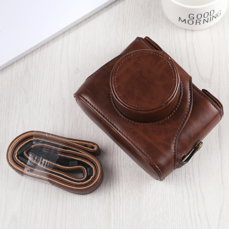 Custodia in pelle PU per fotocamera full body con cinturino per FUJIFILM X10 / X20, For FUJI X10