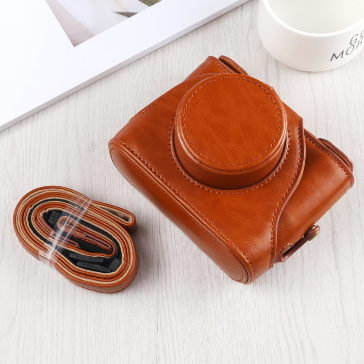 Custodia in pelle PU per fotocamera full body con cinturino per FUJIFILM X10 / X20, For FUJI X10